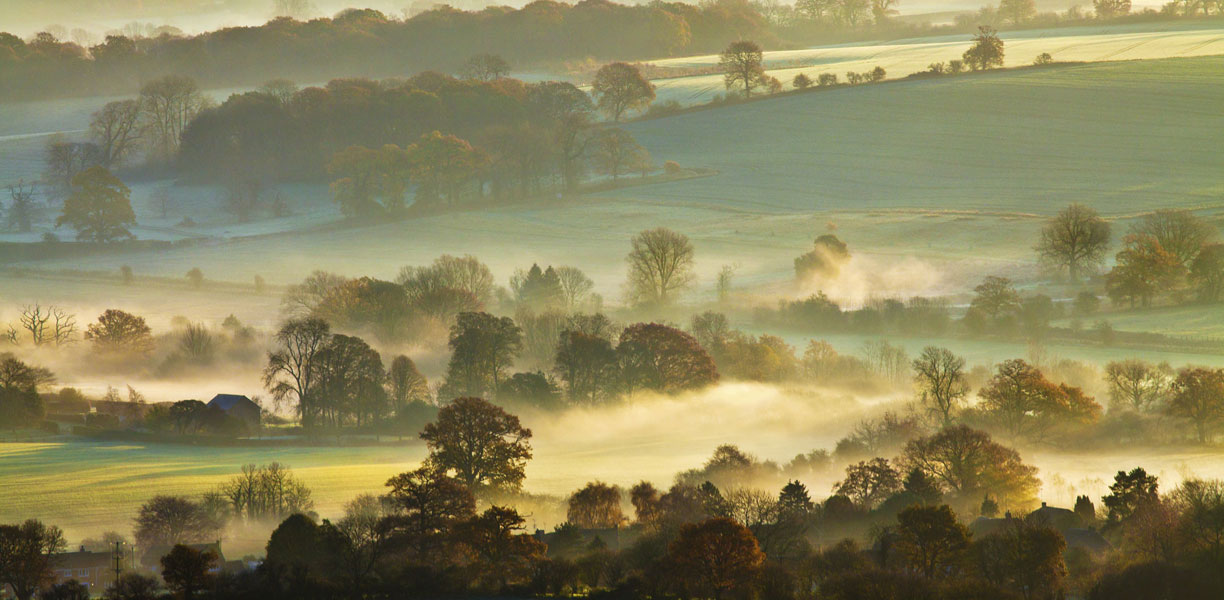 Mists across the Vale of Pewsey
