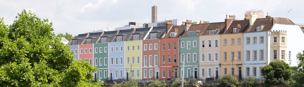 Colourful Houses of Clifton, Bristol