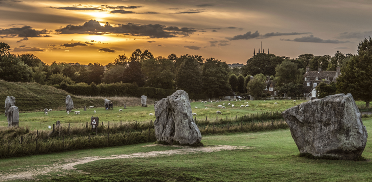 Prehistoric standing stones at Avebury