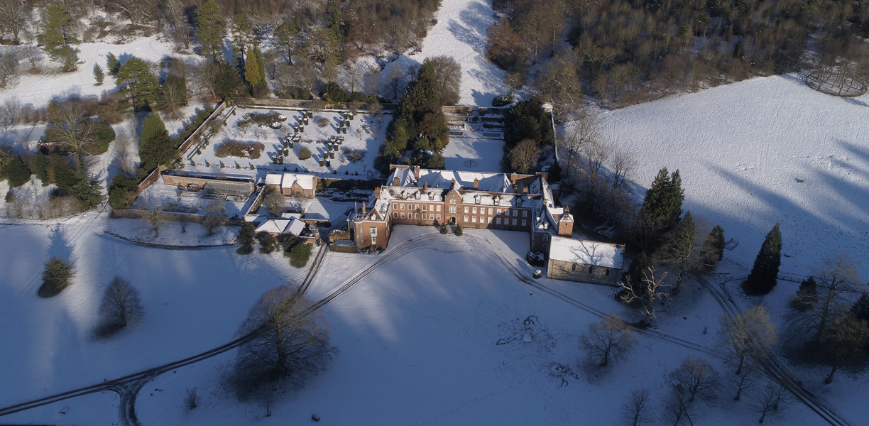 Stonor Park in the snow