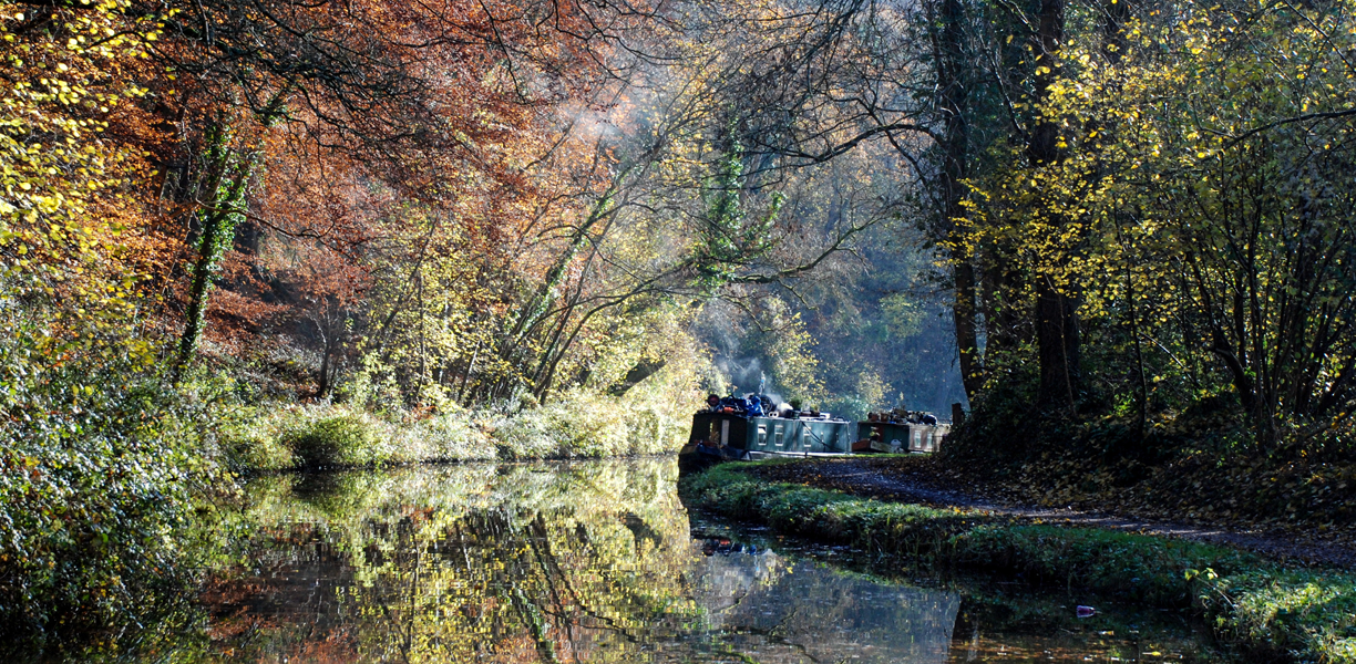 The Kennet and Avon Canal in Autumn