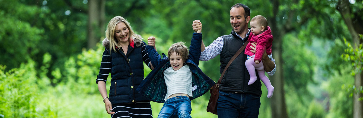 Family at Westonbirt