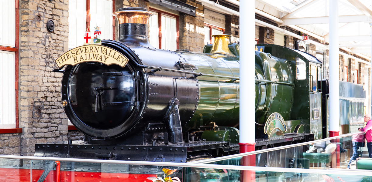 Green steam train