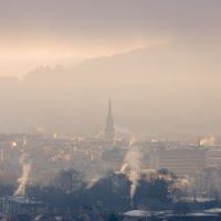 bath in the mist