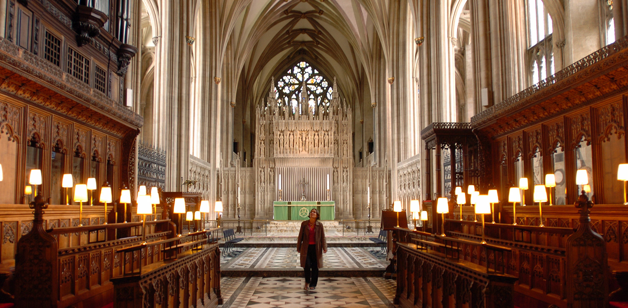 Interior of Bristol Cathedral