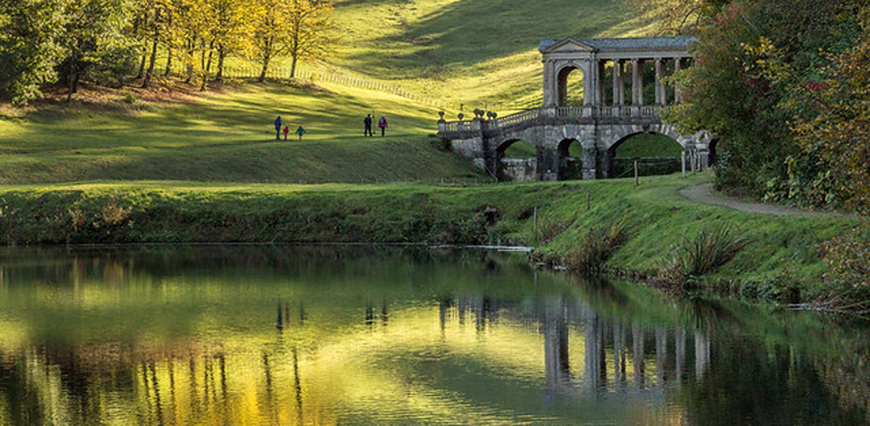 The gardens at Prior Park