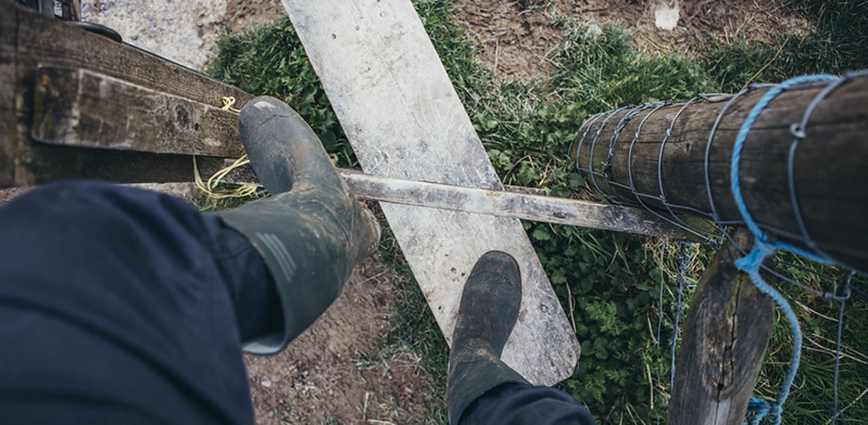 Walking in wellies